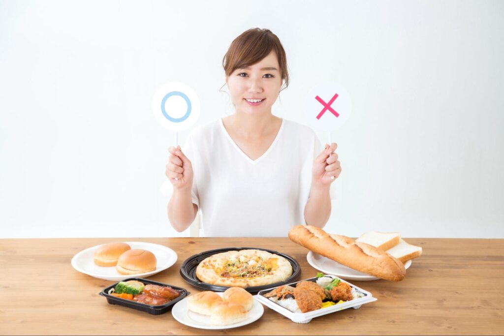 大腸内視鏡 3日前からの食事例